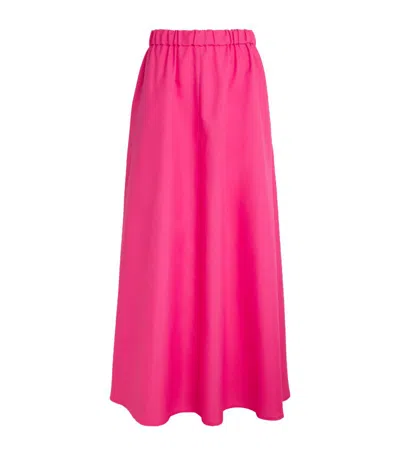 Max & Co A-line Maxi Skirt In Pink