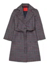 Max & Co Abrigo Midi - Rojo Oscuro In Multi