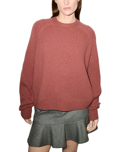 Max & Co . Adagio Wool & Cashmere Raglan Sleeve Sweater In Red