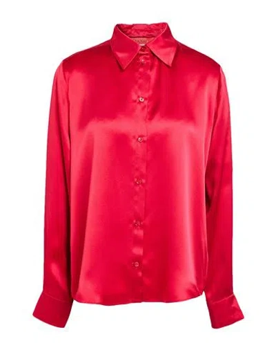 Max & Co . Aiaccio Woman Shirt Red Size 8 Silk