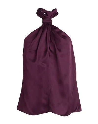 Max & Co . Alcano Woman Top Plum Size 6 Viscose In Purple