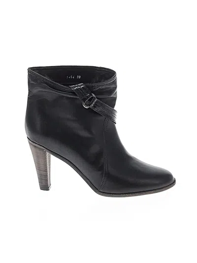Pre-owned Max & Co Ankle Boots In Black