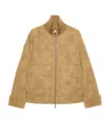 Max & Co . Aviator Short Coat In Brown