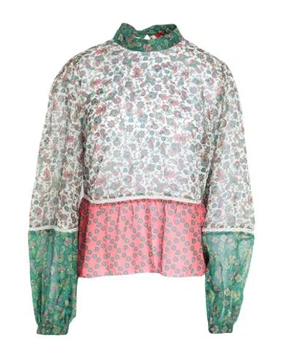 Max & Co . Barni Woman Top Green Size 8 Polyester