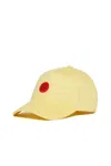 Max & Co Logo Patch Cap In Yellow