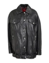 Max & Co . Begonia Woman Jacket Black Size 10 Sheepskin In Black
