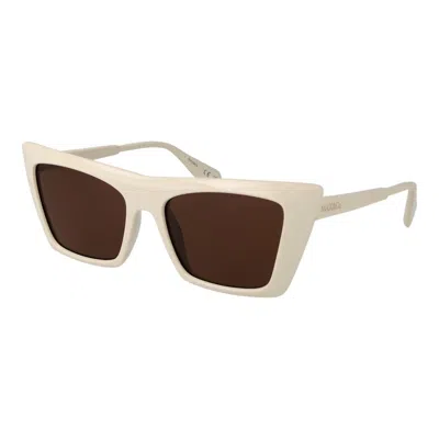 Max & Co Beige Plastic Sunglasses In Brown