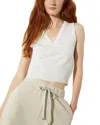 Max & Co . Beirut V Neck Sweater Vest In Optical White