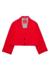 Max & Co Blazer Jacket With Logo In Red
