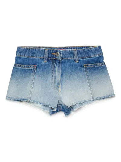 MAX & CO BLEACH-WASH SHORTS