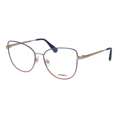 Max & Co Blue Metal Glasses (frames) In Neutral