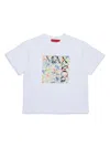 Max & Co Box Logo-print T-shirt In White