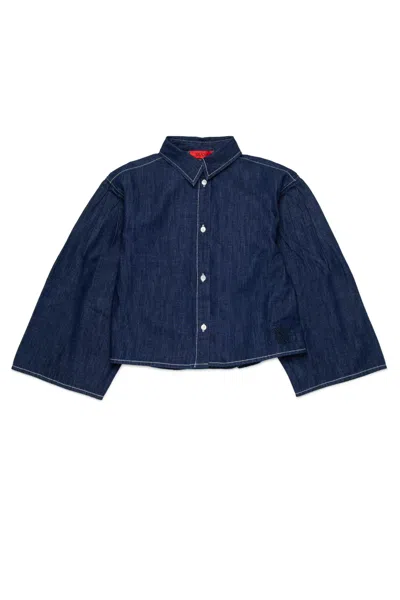 MAX & CO BOXY CHAMBRAY DENIM SHIRT