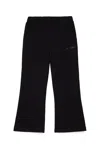 Max & Co Logo-print Flared Track Pants In Black