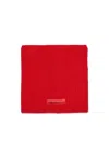 Max & Co Logo-patch Knitted Snood In Red