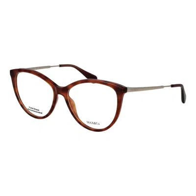 Max & Co Brown Acetate Glasses (frames) In Burgundy