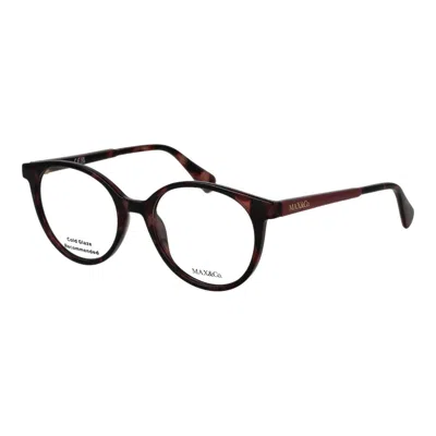 Max & Co Burgundy Acetate Glasses (frames) In Brown