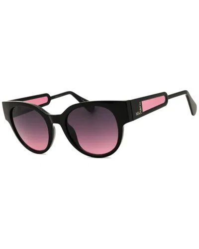 Max & Co By Max Mara Women's Mo0085 50mm Sunglasses In Black