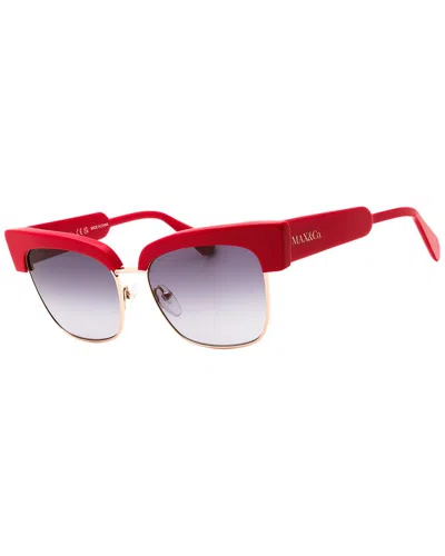 Max & Co By Max Mara Women's Mo0092 54mm Sunglasses In Red