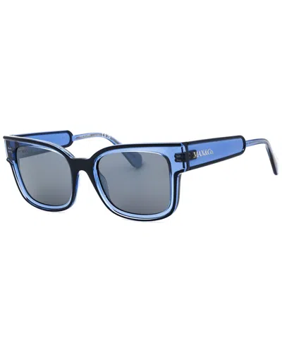 Max & Co By Max Mara Women's Mo0098 53mm Sunglasses In Blue