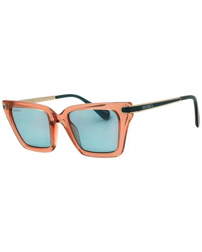 Max & Co By Max Mara Women's Mo0110 50mm Sunglasses In Orange