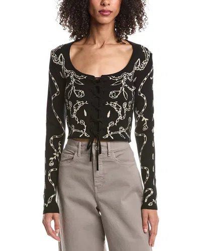Max & Co By Maxmara Max & Co By Max Mara Medina Cardigan In Black