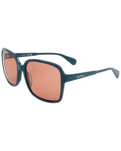 Max & Co By Maxmara Max & Co By Max Mara Women's 57mm Sunglasses In Blue