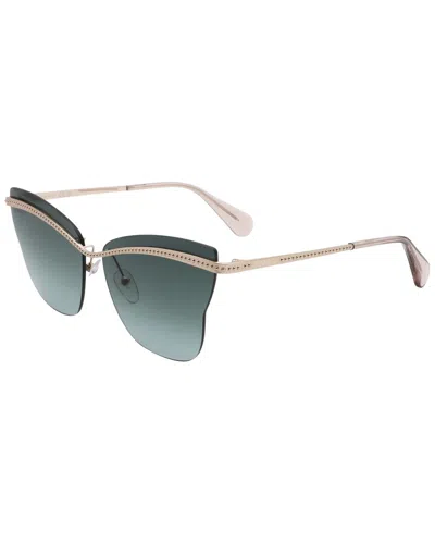 Max & Co By Maxmara Max & Co By Max Mara Women's 60mm Sunglasses In Silver