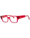 Max & Co By Maxmara Max & Co By Max Mara Women's Mo5095 52mm Optical Frames In Red