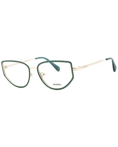 Max & Co By Maxmara Max & Co By Max Mara Women's Mo5122 55mm Optical Frames In Transparent