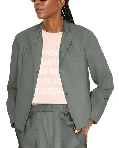 Max & Co . Camino Elasticized Neck Jacket In Animal Print