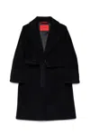 Max & Co Cappotto Runaway In Lana In Black