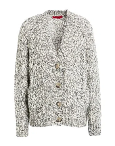 Max & Co . Caracas Woman Cardigan Off White Size Xl Wool, Polyamide, Alpaca Wool