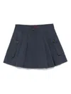 Max & Co Cargo Skirt In Blue