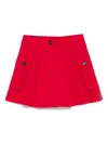 Max & Co Cargo Skirt In Red