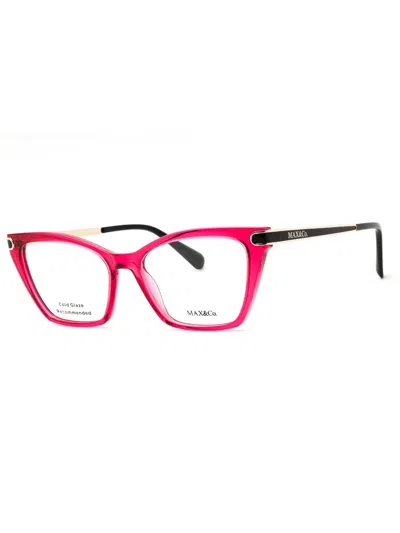 Max & Co . Cat Eye Women's Eyeglasses - Mo5134 In Pink