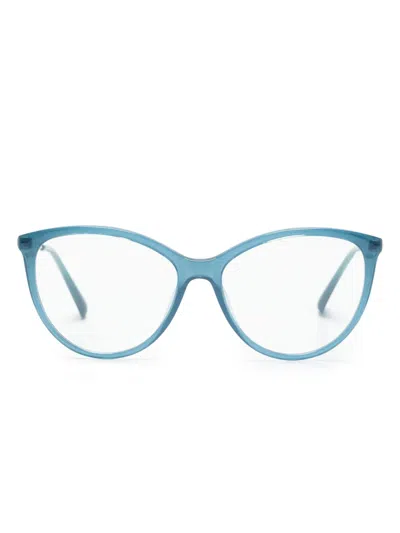 Max & Co Cat-eye Frame Glasses In Blue