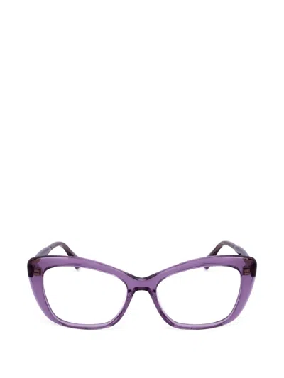 Max & Co Cat-eye Frame Glasses In Purple