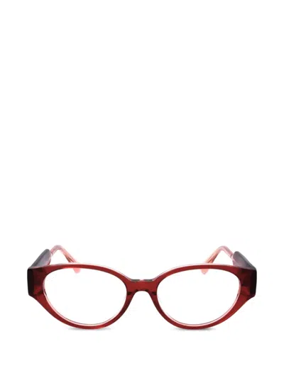 Max & Co Cat-eye Glasses In Burgundy