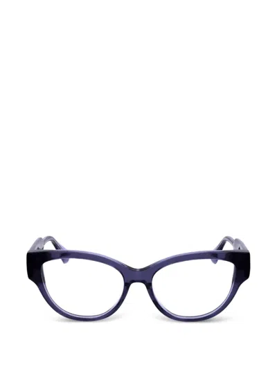 Max & Co Cat-eye Glasses Frames In Purple