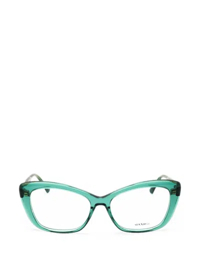 Max & Co Cat-eye Glasses In Green