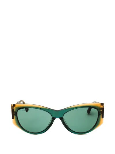 Max & Co Cat-eye Sunglasses In Green
