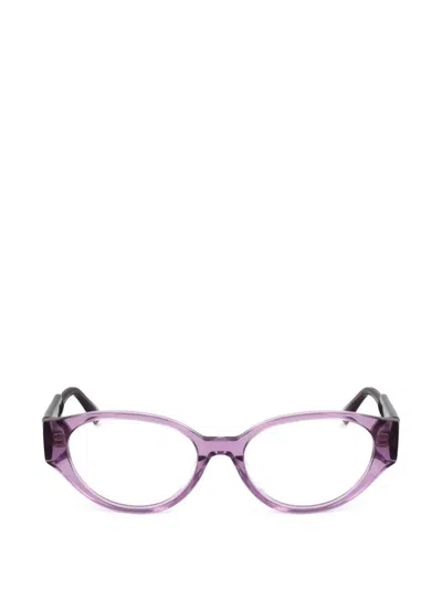 Max & Co Cat-eye-frame Glasses In Purple