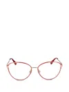 Max & Co Cat-eye-frame Glasses In Red