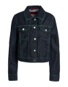Shop Max & Co . Cerbero Woman Denim Outerwear Blue Size 10 Cotton, Polyester