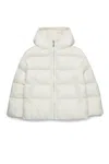 Max & Co Logo-print Puffer Jacket In White