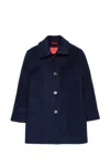 Max & Co Wool Coat In Blue