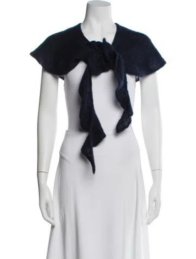 Pre-owned Max & Co Coat In Blue