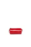 Max & Co Coated Fabric Top Hat Bag In Red