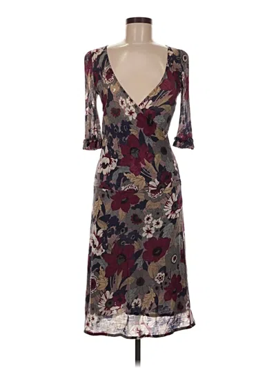 Pre-owned Max & Co Cocktail Dress In Burgundy